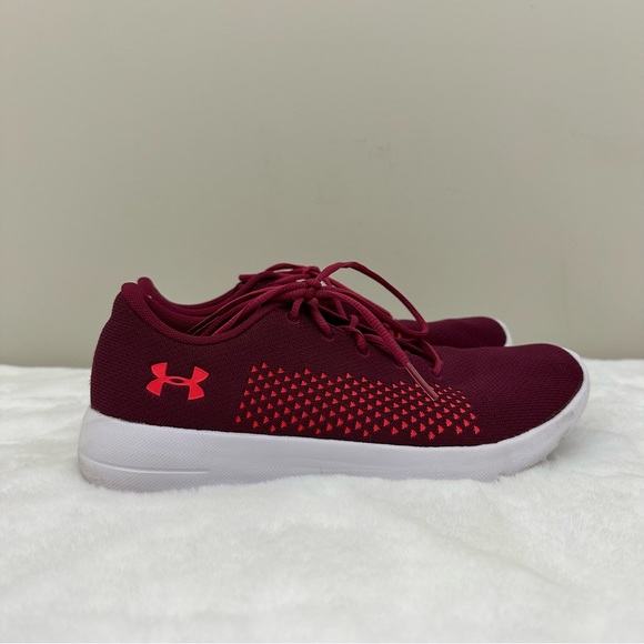 Under Armour Women's Rapid LE Burgundy Raspberry Size 7 Running Shoes - Picture 4 of 12